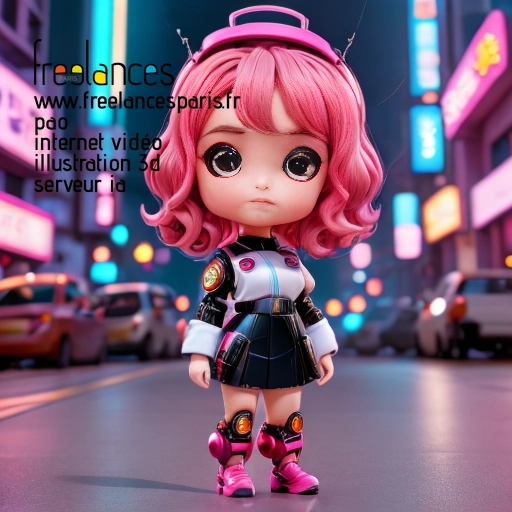 Pao mise en page internet vidéo illustration 3d serveur IA générative AI freelance paris studio de création magazines QTNO1N70